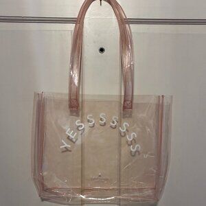 Kate Spade Blush  Transparent Tote